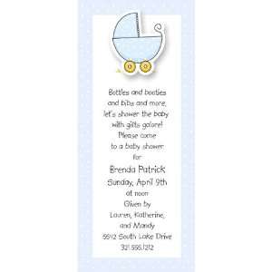  Baby Stroller Boy Wigglers Party Invitations: Toys & Games