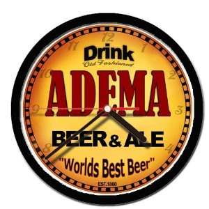  ADEMA beer and ale wall clock: Everything Else