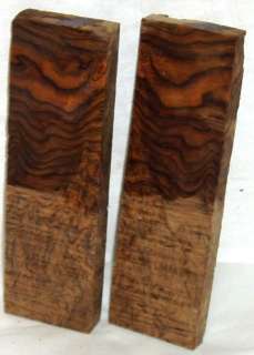 Cury Eucalyptus 2 Blanks Bowie Knife Handle Woodturning  