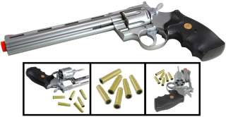 357 8 inch barrel Revolver Airsoft Gun Pistols silver 871110008152 