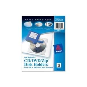  adheres well to many surfaces. Fold over flap prevents Zip disks, CDs