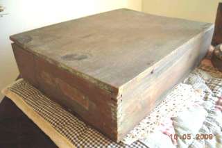 antique SHOE BLACKING BOX wood BLACK AMERICANA LABEL  