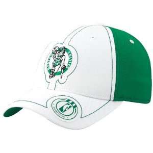  adidas Boston Celtics White Retro Logo Flex Fit Hat 