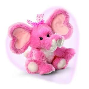  Emma Small Pink Elephant Plush Toy: Toys & Games