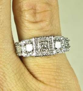 3999 HiEnd 14k Gold 1.00ct H SI2 Princess Cut Diamond Engagement Ring 