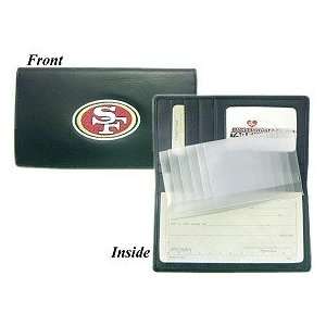  San Francisco 49ers Embroidered Leather Checkbook Cover 