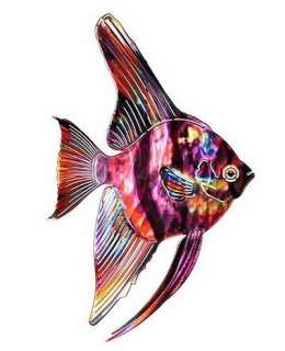 CHOICES ! ANGELFISH 3D METAL WALL ART, DECOR, PICTURE  