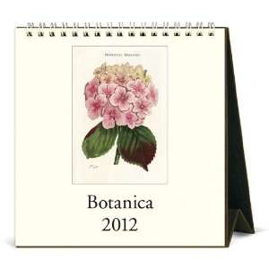  Botanica   Cavallini 2012 Desk Easel Calendar