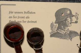 BRUYERE GARANTIERT PIPE WEHRMACHT from the WW2 *NEVER SMOKED* incl 