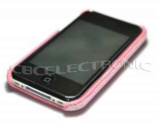 New Pink Bling hard cases cover Skin for iphone 3g 3gs  