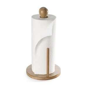  The Container Store Bamboo Paper Towel Holder Kitchen 