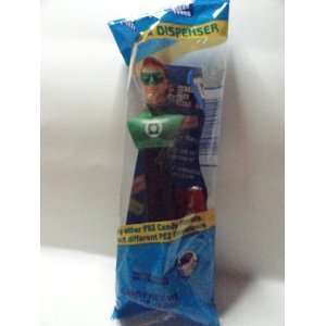 Green Hornet Pez with One Candy Refill
