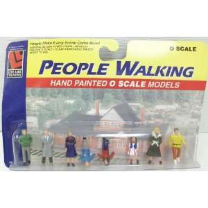 People Walking: Hand Painted O Scale Models: Toys & Games