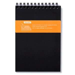  Whitelines Top Wire A6 Notebook, Squared, Black (WL87 