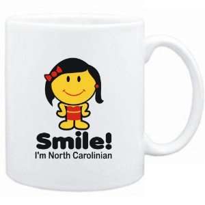  Mug White  Smile I am North Carolinian   Woman  Usa 