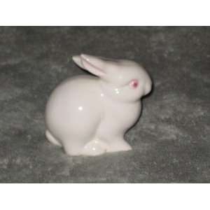  Vintage Goebel White Bunny Rabbit Porcelain Miniature 