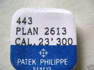 PATEK PHILIPPE WATCH PART 443 SET LEVER FOR 23 300  
