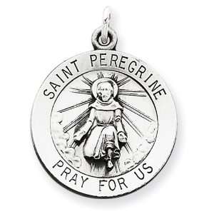  Sterling Silver St. Peregrine Medal Jewelry