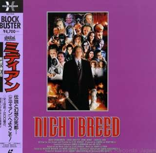 l9965  CRONENBERG, DAVID night breed JAPAN LD  