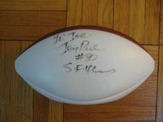 94 Authentic SF 49ers Jerry Rice WILSON Football SIGNED  