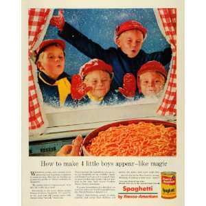   Tomato Sauce Campbells Soup Winter Cold Boys   Original Print Ad: Home