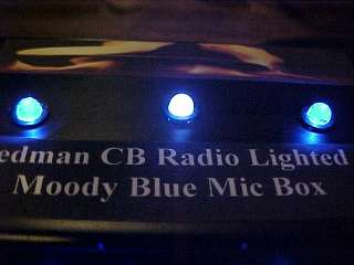 Redman Cb Radio 4 Pin Galaxy Cobra RCI Mic Light Box  