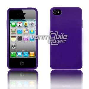 VMG Apple iPhone 4S Solid Color TPU Skin Case Cover   Purple Premium 1 