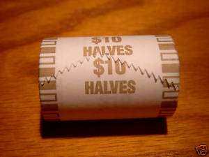 Unopened Kennedy Half Bank Rolled 50 Cent Roll  