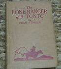 1940 Book The Lone Ranger & Tonto Grosset & Dunlap Fran Striker