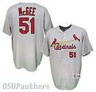 Willie McGee St. Louis Cardinals Grey Road