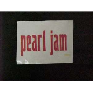  Pearl Jam Sticker 