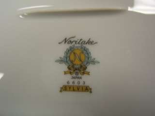 Noritake China Sylvia pattern Oval Serving Plate  