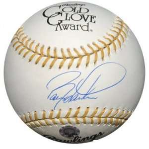    Barry Larkin Autographed Gold Glove Baseball