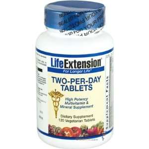  Life Extension Two Per Day Tablets, 120 Veggie Tab Health 