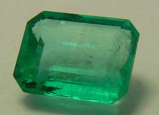 Loose Natural Colombian Emerald Emerald Cut 2.54cts  