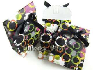   Shopping&Gift Packing With Ribbon Paper Bags 10.5x7.5x4cm P612  