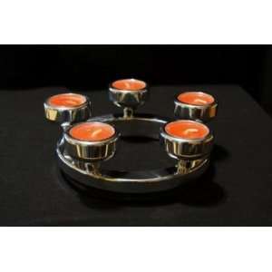  Five Piece Candle Holder by Elmer Hartman Made in USA 