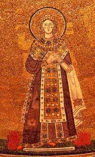 Mosaico di Santa Agnese nella Basilica di SantAgnese fuori le mura a 