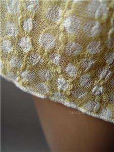 POLKA DOT Lace Flower Brooch Blouson Top Shirt Blouse S  