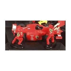     Magnum X3 Ferrari F1 (rd) Pit Crew Set (Slot Cars) Toys & Games