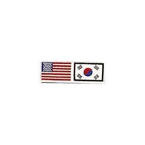  American and Korean Flag Patch 