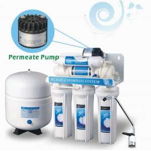   Permeate Pump 50gpd 5 Stage Reverse Osmosis RO System