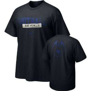 Air Force Falcons Nike 2009 Team Issue Football Sideline Tee:  