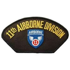  U.S. Army 11th Airborne Division Hat Patch 2 3/4 x 5 1/4 