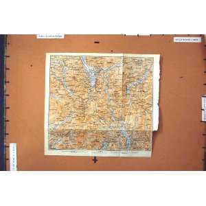    MAP 1906 ENGLAND CUMBERLAND WESTMORLAND KESWICK