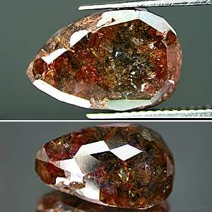 34tcw Brownish Red Checker Cut Natural Loose Diamond  