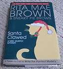 Santa Clawed by Rita Mae Brown Large Print HB/DJ 2008