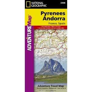  Pyrenees and Andorra (Adventure Map (Numbered)) [Map 