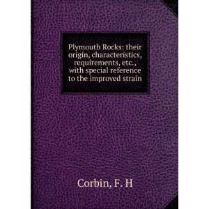   with special reference to the improved strain.: F. H. Corbin: Books