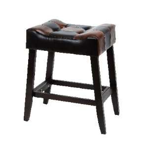  Classy Wooden Leatherette Bar Stool
